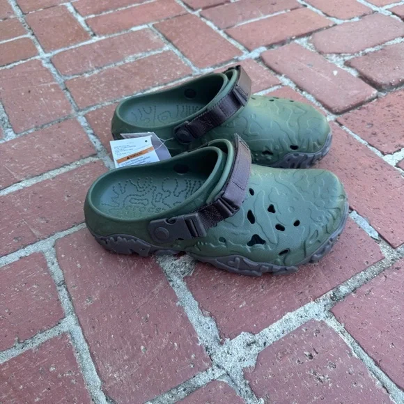 Crocs All Terrain Atlas Green Clogs - Picture 2 of 6